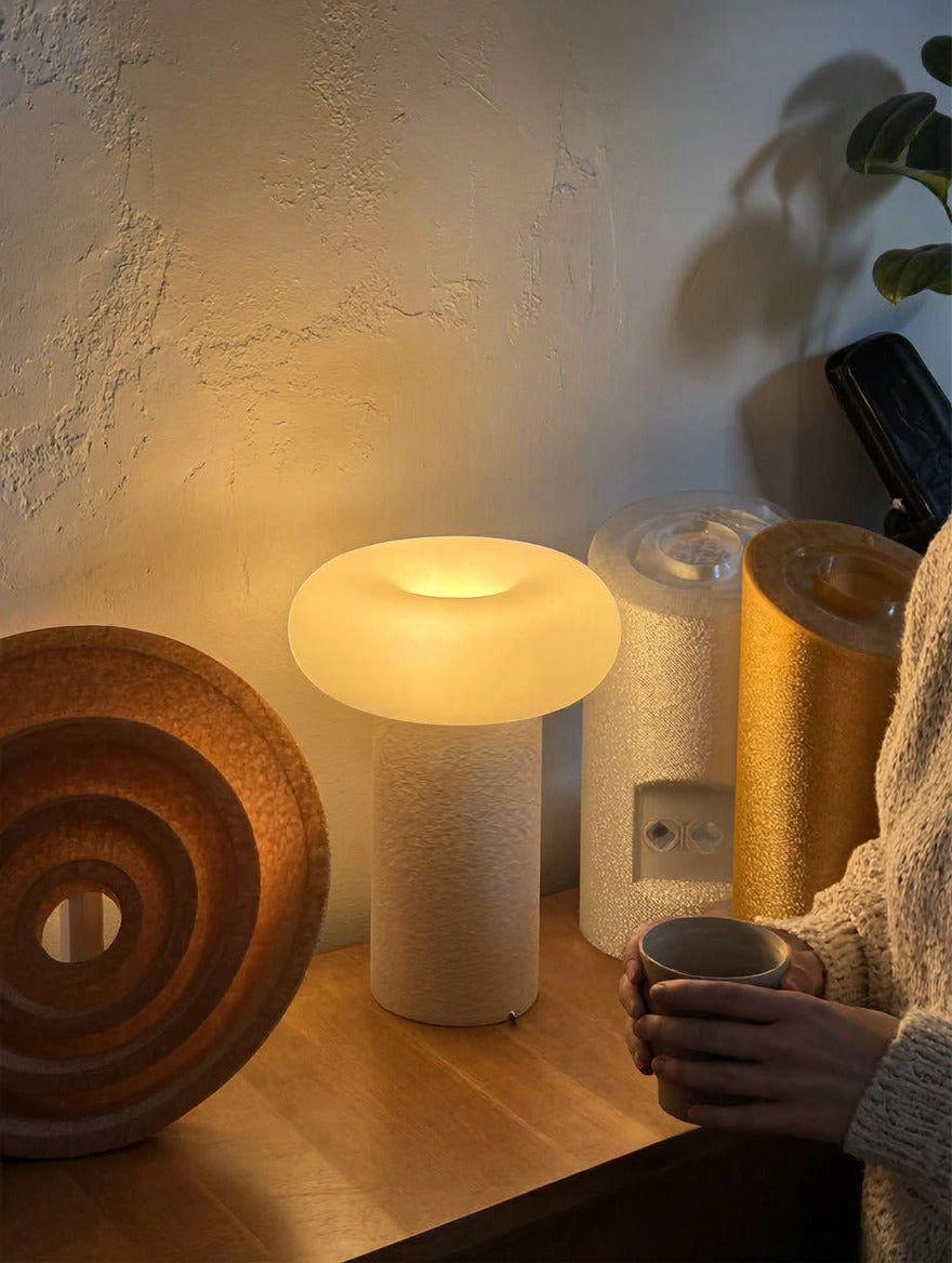 Monlart Mushroom Lamp - Ivory