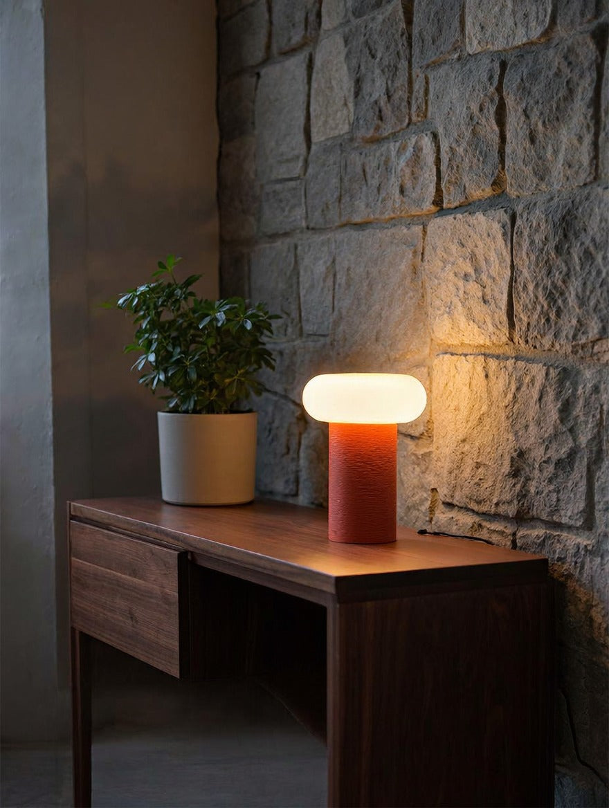 Monlart Mushroom Lamp - Terracotta