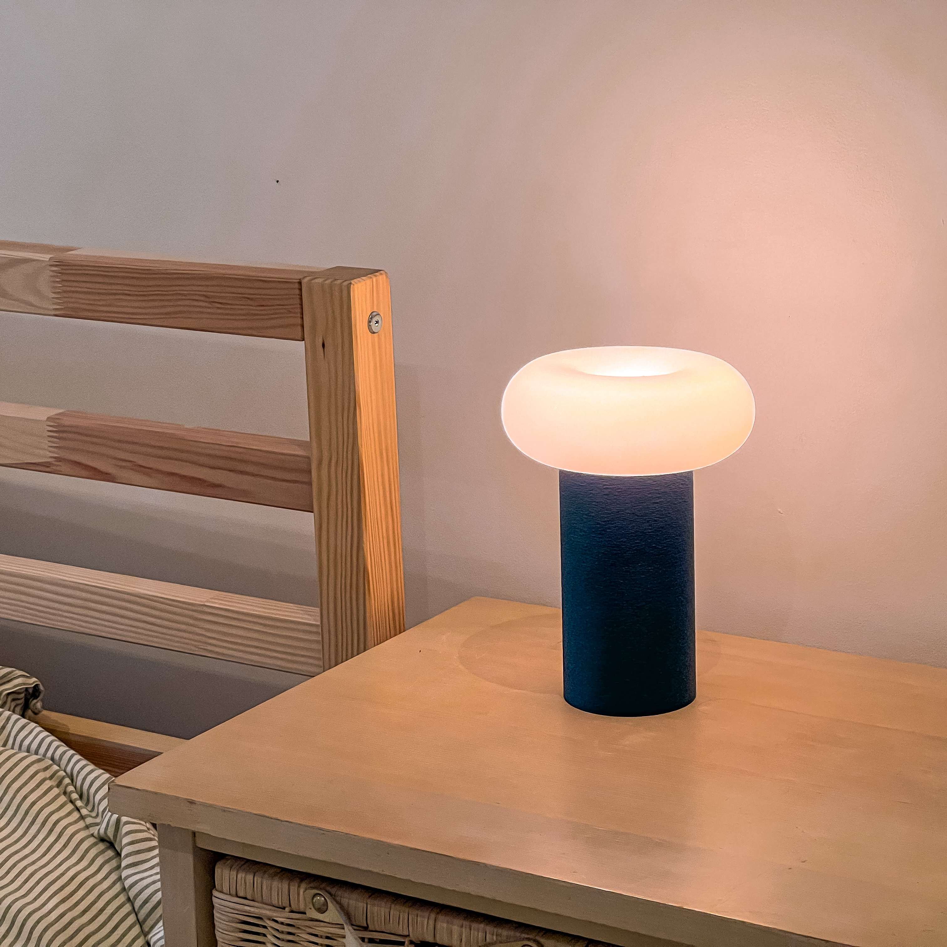 Monlart Mushroom Lamp - Navy