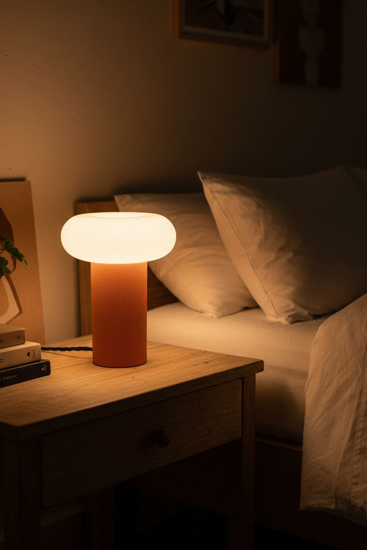 Monlart Mushroom Lamp - Terracotta
